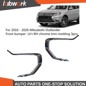 Labwork Front Bumper L+R Side Trim Molding For 2016-2020 Mitsubishi Outlander - Picture 1 of 12