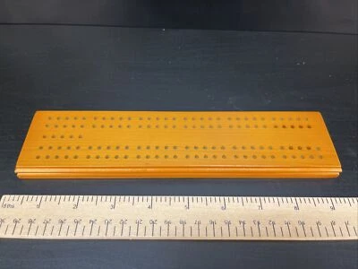 Two Track Wooden Cribbage Board - Image 1 of 4