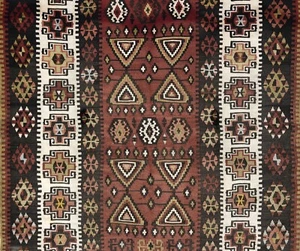 Amazing Anatolian - 1940s Antique Turkish Rug - Tribal Kilim - 4 x 6 ft. - Picture 1 of 10