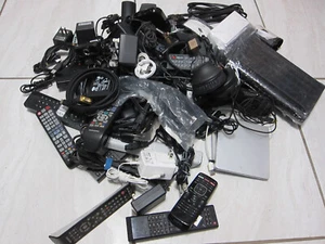 Huge Lot of Completely Untested Electronics, Remote , Power Cord Etc. - Picture 1 of 8