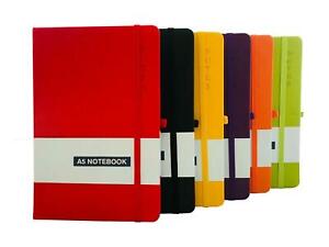 A5 Hardback Notebook Ruled Notepad Notes Lined Premium Journal with Pen Holder