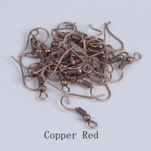 100pcs/lot Earring Hook Earwires Clasps 20x17mm Earwire Clasp Hooks Jewelry Maki - Picture 1 of 22