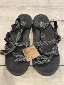 Skechers Reggae Loopy Strap Buckle Sandals Womens Size 9 - Picture 1 of 7