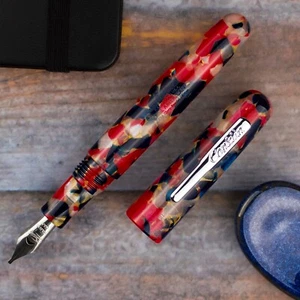 Conklin All American Old Glory Fountain Pen, New in Box - Picture 1 of 2