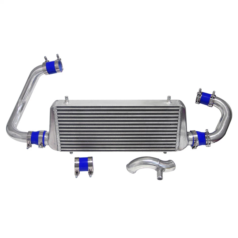 Kit de intercooler de montaje delantero para Audi A4 1.8T B5 Quattro 1998-2001 atornillado azul Foto 1 de 4