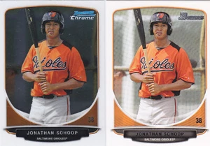 Jonathan Schoop 2013 Bowman BP25 Prospect Card Lot Chrome + Base - 76 Karten - Bild 1 von 1