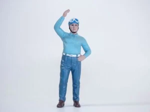 Figurine PILOTE années 50 Racing Legend 1/18 bras levé - Imagen 1 de 4