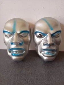RARE VINTAGE LOT DE 2 MASQUES SURFER D'ARGENT MARVEL ( FESTA?) - Bild 1 von 9