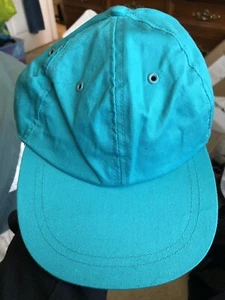 Youth teal baseball hat No Pattern - Picture 1 of 4