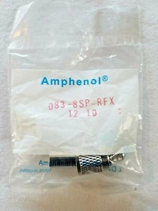 083-8SP-RFX Amphenol connettore RF spina coassiale UHF a crimpare saldatura RG8 e giunzione canna - Foto 1 di 7