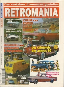 RETROMANIA 129 ALFA GIULIA COUPE BERTONE SIMCA ARONDE & VERSAILLES ACADIANE 403 - Bild 1 von 1