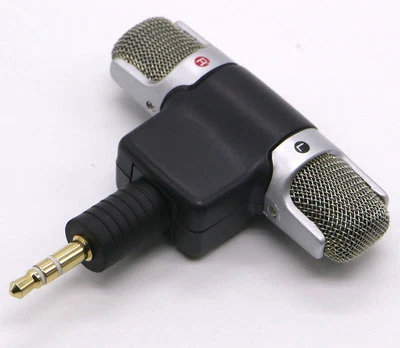 3.5MM plug ECM-DS70P Electret Condenser Wireless Stereo Microphone for Sony MD - Image 1 of 3