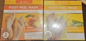4 Pairs Exfoliating Foot Mask for Cracked Feet, Callus, Dead Skin Remove - Picture 1 of 2