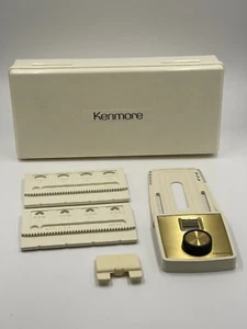 Vintage Kenmore Zubehör Regular Bound Schlüsselloch Purl Edge Einsätze Top - Bild 1 von 1