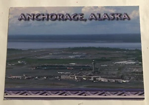 Aerial View Anchorage Alaska Airport. Postcard (E2) - Picture 1 of 2