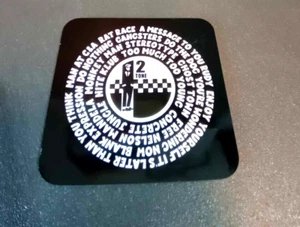 SPECIALS 2TONE ART 9CM SQUARE WITH ROUNDED CORNER COASTERS - Picture 1 of 2