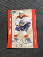 2005-06 UPPER DECK PARKHURST RICHARD JACKMAN FACSIMILE AUTO PARALLEL #ed 95/100