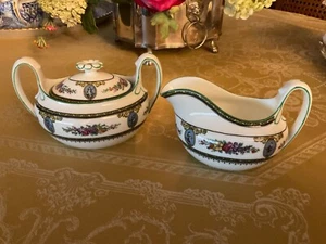 WEDGWOOD - SHEERNESS SUGAR & CREAMER , mint MADE IN ENGLAND - Picture 1 of 2