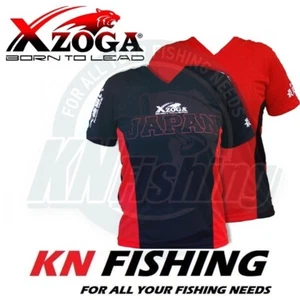 XZOGA ORIGINAL TXZ V-NECK T-Shirt Black/Red Sizes M-XXL - Picture 1 of 3