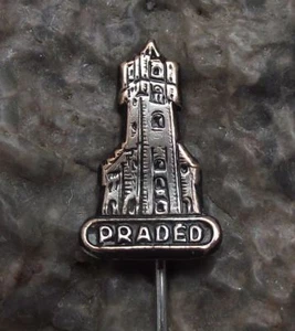 Antique Jesenik Jeseniky Praded Mountain Stone Watchtower Souvenier Pin Badge - Picture 1 of 2