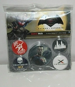 Badge Pack Official Superman V Batman - Picture 1 of 7