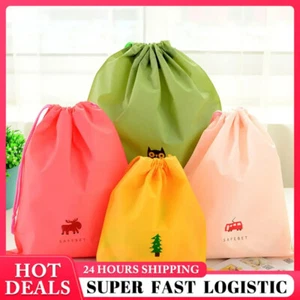 Waterproof Large Travel Storage Pouch Drawstring Bag Dirty Clothing Washing Bag - Picture 1 of 20