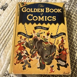 VINTAGE THE GOLDEN BOOK OF COMICS (1950'S) VERY GOOD! A RARE ITEM! - Picture 1 of 6