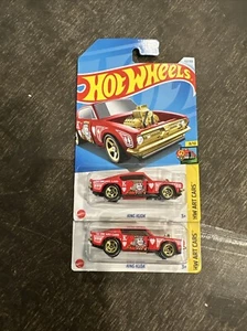 2 Cars HOT WHEELS HW ART CARS SERIES KING CUDA IN RED #8/10 OR #152/250 - Picture 1 of 5