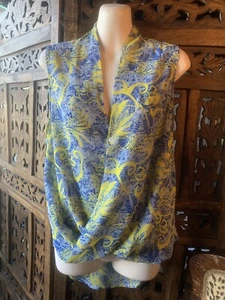 Lady Sz 10 Top Cowl Front S.E.S Brand Polyester On Trend Pattern And Quality New - Picture 1 of 6