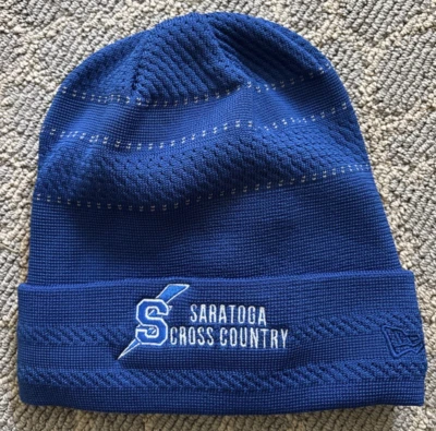 Saratoga Cross Country Blue Beanie New Era Hat - Image 1 of 4