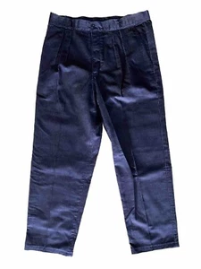 Lee Cooper Corduroy Pants Vintage W36 Navy Blue Made In Australia - Picture 1 of 9