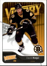 2011-12 Upper Deck Victory Boston Bruins Hockey Card #13 David Krejci