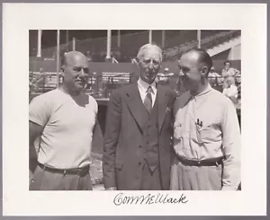 Connie Mack Signed Autographed 8x10 Vintage Photo Bold Signature PSA/DNA - Picture 1 of 4