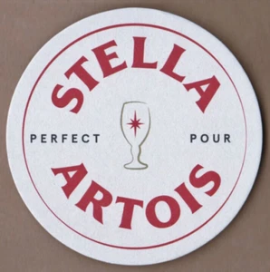 16 Stella Artois You Deserve The Perfect Pour Beer Coasters - Picture 1 of 2