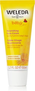 Baby Calendula Crema Viso Nutriente, 1,7 Oncia Fluida, Crema Idratante Ricca di Piante con - Foto 1 di 12