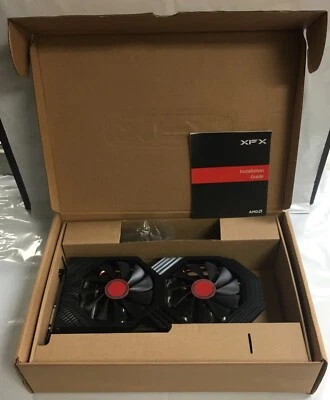  XFX AMD Radeon™ RX 580 GPU GTS XXX Edition 4GB [Modelo: RX-580P4L V2.0] - Imagem 1 de 4