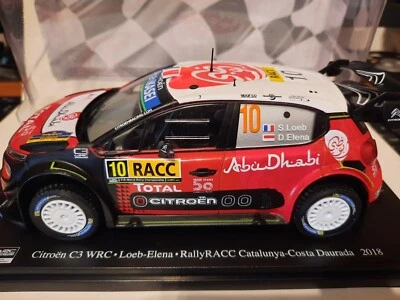 Altaya Citroen C3 WRC #10 S. Loeb Rally RAC Catalunya Costa Daurada 2018 1/24 - Immagine 1 di 3