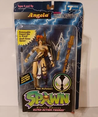 "Figura de acción Todd Toys Spawn Deluxe Edition 6"" Angela Ultra, 1995" Foto 1 de 4