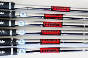 KBS Tour 125g S+ Stiff + Iron Shafts 5 Pieces .355" Pure® Plus 1 Bonus Shaft! - Picture 1 of 4