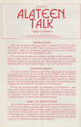 Alateen Talk, June 1977, tri-fold pamphlet, Al-Anon