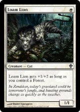 LOAM LION Worldwake MTG Magic the Gathering Cards DJMagic