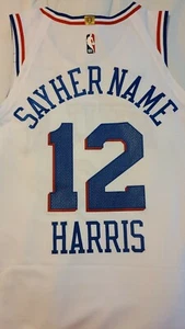 Tobias Harris Philadelphia Sixers 76ers Social Justice Bubble Authentic Jersey - Picture 1 of 12