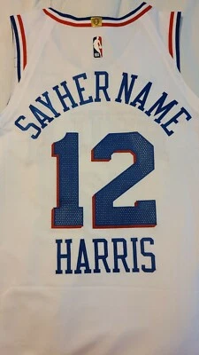 Tobias Harris Philadelphia Sixers 76ers Social Justice Bubble Authentic Jersey - Image 1 of 4