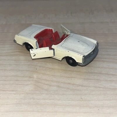 Original - Matchbox Lesney Nº 27 - Mercedes Benz 230SL - 1966 en blanco crema #23 Foto 1 de 4