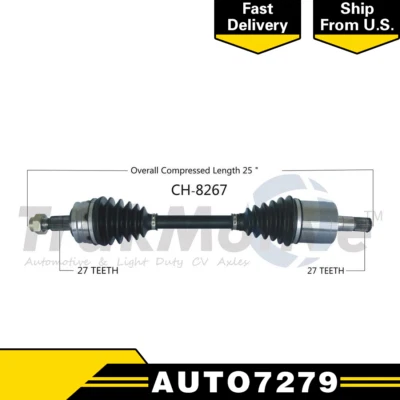 Junta de eje de transmisión CV delantero izquierdo lado del conductor SurTrack para Dodge Dart 13-16 Foto 1 de 3