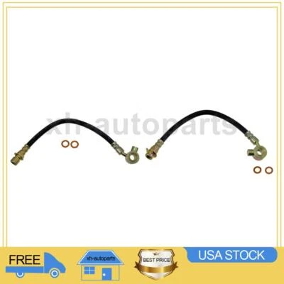 Manguera hidráulica de freno delantero 2X para camioneta Chevrolet C10 1971~1972 Foto 1 de 4