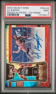 2022 WWE Select LA KNIGHT Tie Dye /25 Ringside Action Signatures PSA 9 Auto YEAH - Bild 1 von 3