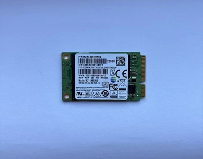 250GB SSD Samsung MSATA 850 EVO 3D V-NAND MZMLN250 MZ-M5E250 Solid State Drive - Image 1 of 2