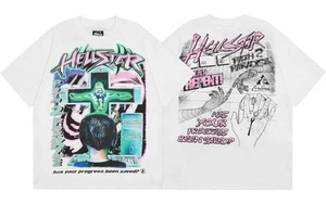 Hell Men’s Star M Round Neck Short Sleeve T-Shirt - Picture 1 of 3