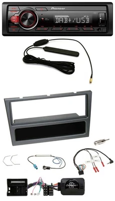 Pioneer MP3 DAB 1DIN Lenkrad USB Autoradio für Opel Corsa C Meriva Vectra C Tigr - Bild 1 von 4